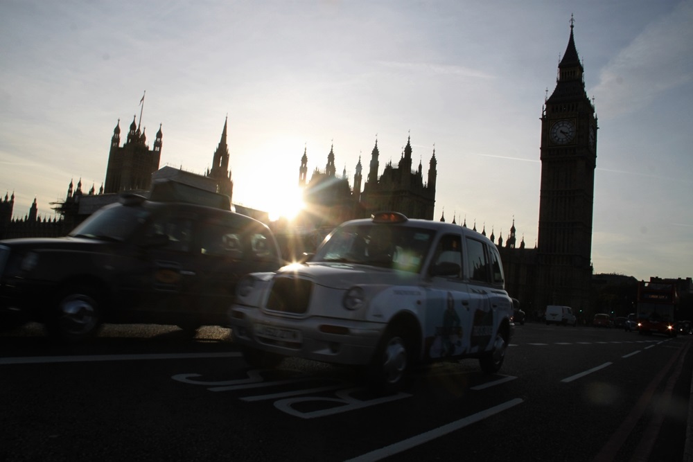 londyńskie taksówki